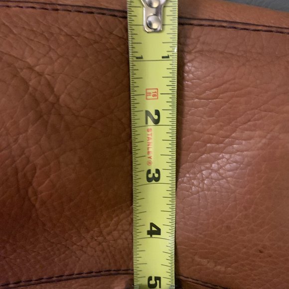 FOSSIL BROWN LEATHER BAG - Picture 7 of 14